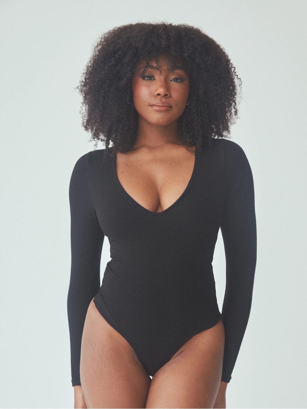 Klassy Network Deep V Long Sleeve Bramisuit